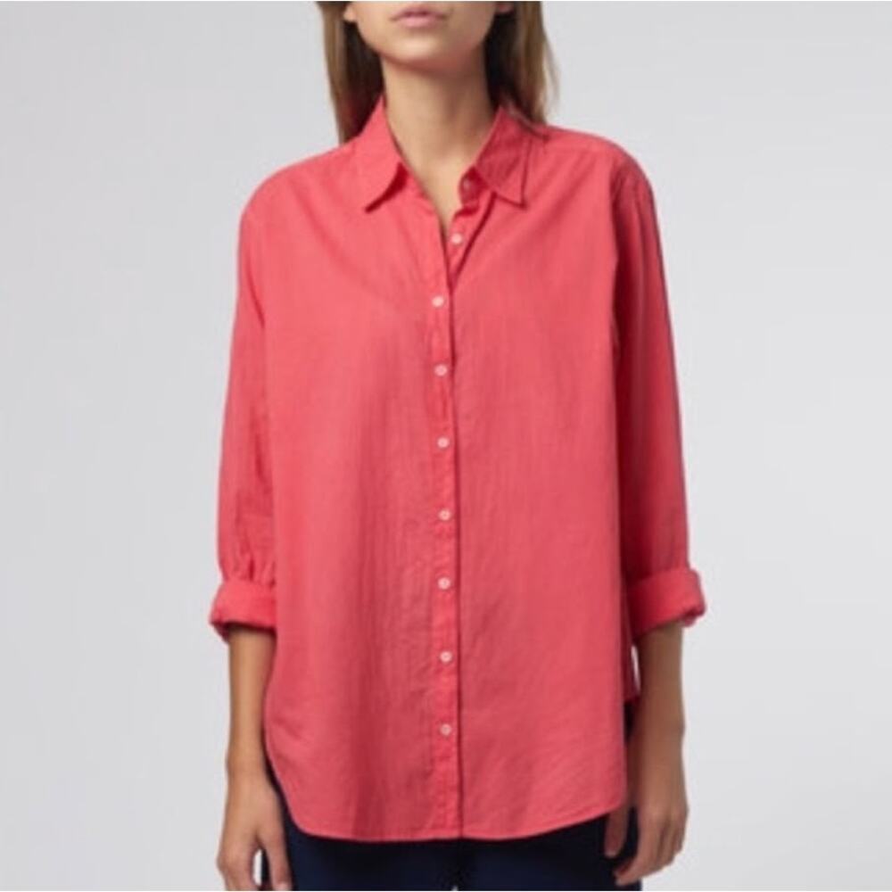 Xirena Beau Rose long sleeve button up blouse size  medium